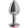 SECRETPLAY - PLUG ANAL ALUMINIO  FUCSIA 7 CM