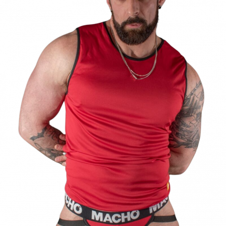 MACHO CAMISETA ROJA S/M