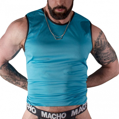 MACHO CAMISETA AZUL S/M