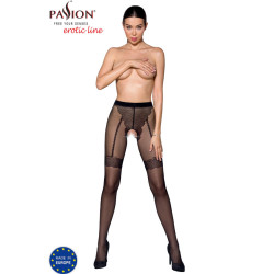 PASSION - TIOPEN 016 MEDIAS NEGRO 1/2 (20 DEN)