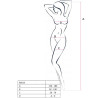 PASSION WOMAN BS013 BODYSTOCKING ROJO TALLA UNICA