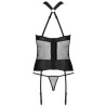 PASSION AMANDA CORSET CUERO ECOLOGICO S/M