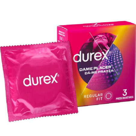 Preservativo Dame Placer 3 Uds - DUREX | Sweet Sin Erotic