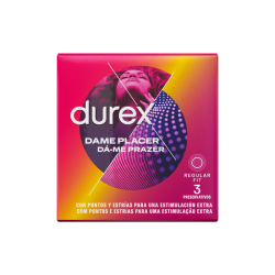 Preservativo Dame Placer 3 Uds - DUREX | Sweet Sin Erotic