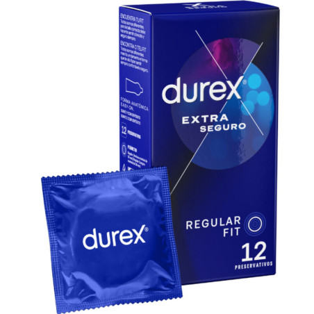 Preservativo Extra Seguro 12 Uds - DUREX | Sweet Sin Erotic