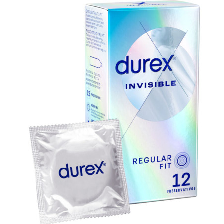 Preservativo Invisible Extra Fino 12 Uds - DUREX  | Sweet Sin Erotic