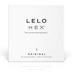 Preservativo Caja 3 Uds - LELO HEX | Sweet Sin Erotic