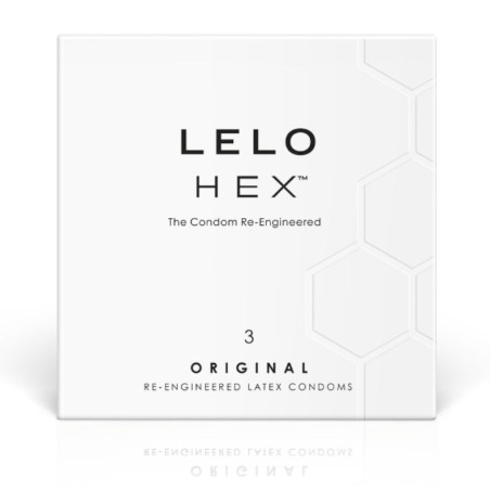 Preservativo Caja 3 Uds - LELO HEX | Sweet Sin Erotic