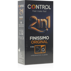 Duo Finissimo + Lubricante - Control | Sweet Sin Erotic