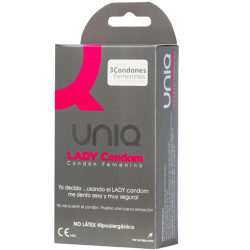 Preservativos Lady Condom con Liguero 3 Uds - UNIQ | Sweet Sin Erotic