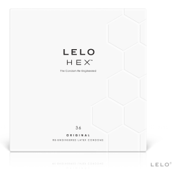 Preservativos Caja 36 Uds - LELO HEX | Sweet Sin Erotic
