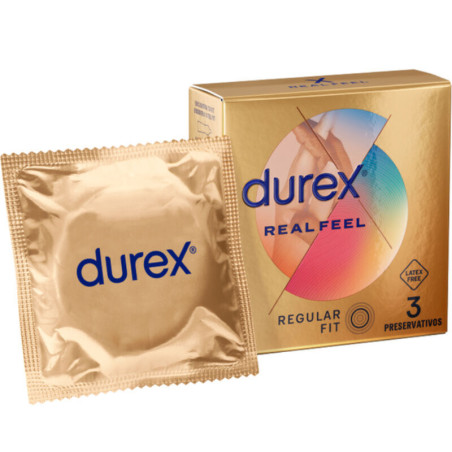 Preservativos Real Feel 3 Uds - DUREX | Sweet Sin Erotic