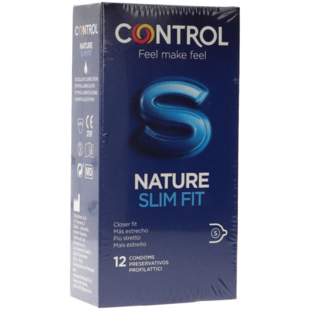 Preservativos Nature Slim Fit 12 Uds - CONTROL | Sweet Sin Erotic