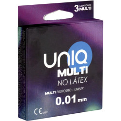 Preservativos sin Látex 3 Uds - UNIQ MULTI | Sweet Sin Erotic