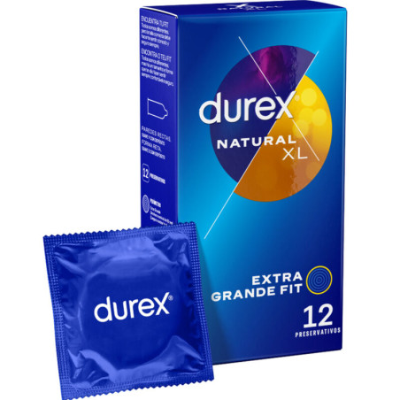 Preservativo natural XL 12 Uds - DUREX| Sweet Sin Erotic