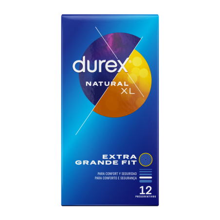 Preservativo natural XL 12 Uds - DUREX| Sweet Sin Erotic