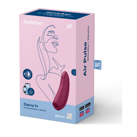 Curvy 1+ Satisfyer Rojo Rosado | Sweet Sin Erotic