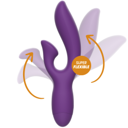 REWOFUN Vibrador Rabbit Flexible y Potente | Sweet Sin Erotic