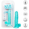 Dildo Calex Size Queen Azul 15.3 cm | Sweet Sin Erotic