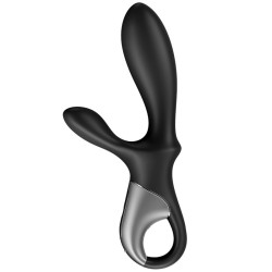 SATISFYER HEAT CLIMAX + VIBRADOR ANAL APP - NEGRO | Sweet Sin Erotic