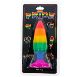 Plug Hunk Bandera LGBT 10,5 cm - Sweet Sin Erotic