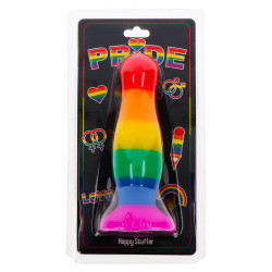 Plug Happy Stufer Bandera LGBT 12 cm - Sweet Sin Erotic