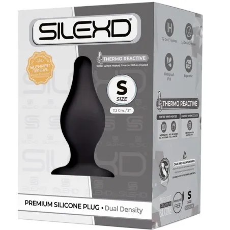 SILEXD - MODELO 2 PLUG ANAL SILICONA PREMIUM SILEXPAN PREMIUM TERMORREACTIVO TALLA S