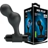 MR PLAY - PLUG ANAL VIBRADOR DE SILICONA NEGRO | Sweet Sin Erotic