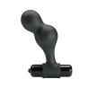 MR PLAY - PLUG ANAL VIBRADOR DE SILICONA NEGRO | Sweet Sin Erotic