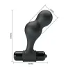 MR PLAY - PLUG ANAL VIBRADOR DE SILICONA NEGRO | Sweet Sin Erotic