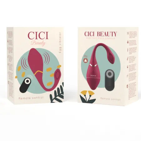 CICI BEAUTY- PREMIUM SILICONE EGG VIBRATOR REMOTE CONTROL