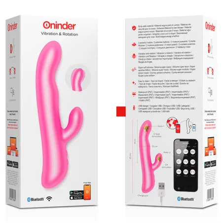 ONINDER Oslo Vibración y Rotación Rosa | Sweet Sin Erotic