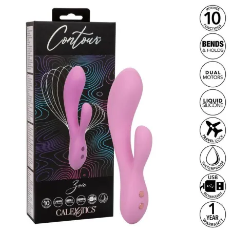 Zoie Rosa Vibrador Contour |Sweet Sin Erotic