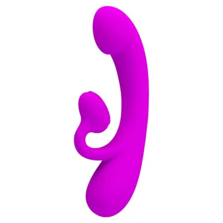 PRETTY LOVE - SINCERE VIBRADOR Y SUCCIONADOR DE CLITORIS SILICONA MORADO