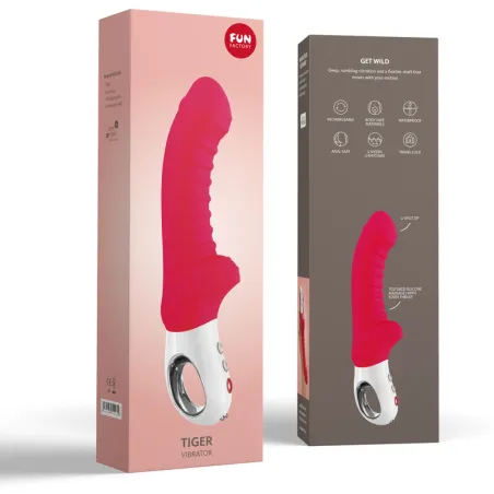 TIGRE India Rojo - Vibrador Poderoso | Sweet Sin Erotic