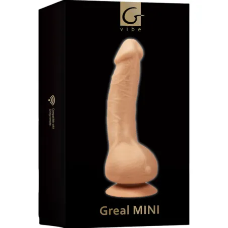 GVIBE - GREAL MINI DILDO VIBRADOR SILICIONA NATURAL