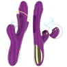 INTENSE - ATENEO VIBRADOR MULTIFUNCIÓN RECARGABLE 7 VIBRACIONES CON LENGUA OSCILANTE Y SUCCIONADOR MORADO