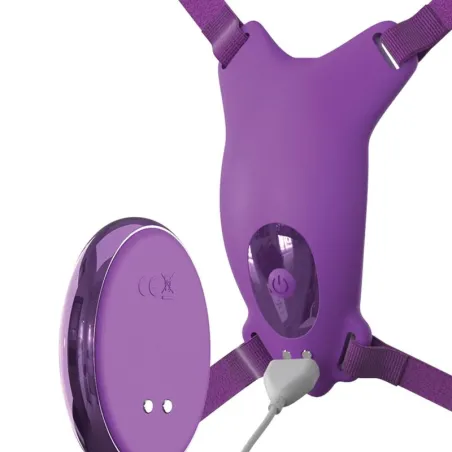 FANTASY FOR HER - ARNES MARIPOSA VIBRADOR, RECARGABLE  CONTROL REMOTO VIOLETA