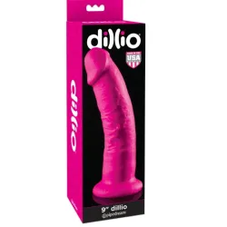Dildo con Ventosa Rosa 22.9cm Dillio | Sweet Sin Erotic