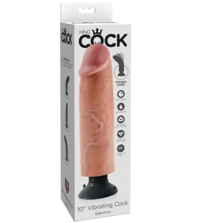 Dildo KING COCK 25.5 cm Natural | Sweet Sin Erotic