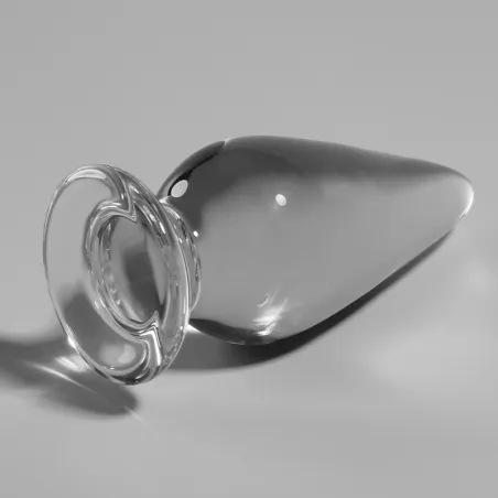 NEBULA SERIES BY IBIZA - MODELO 4 PLUG CRISTAL BOROSILICATO 11 X 5 CM TRANSPARENTE