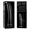 NEBULA SERIES BY IBIZA - MODELO 9 DILDO CRISTAL BOROSILICATO 15.5 X 2.5 CM TRANSPARENTE