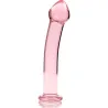 NEBULA SERIES BY IBIZA - MODELO 11 DILDO CRISTAL BOROSILICATO 16 X 3 CM TRANSPARENTE