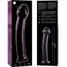 NEBULA SERIES BY IBIZA - MODELO 11 DILDO CRISTAL BOROSILICATO 16 X 3 CM TRANSPARENTE