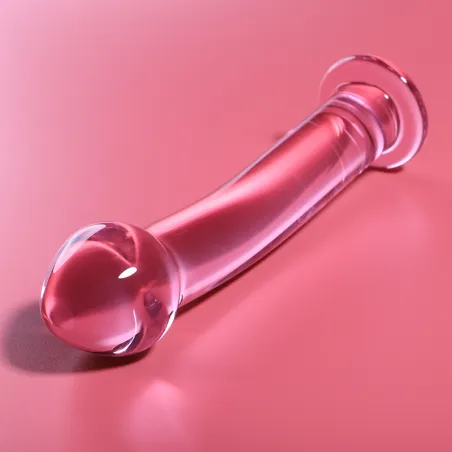 NEBULA SERIES BY IBIZA - MODELO 11 DILDO CRISTAL BOROSILICATO 16 X 3 CM TRANSPARENTE