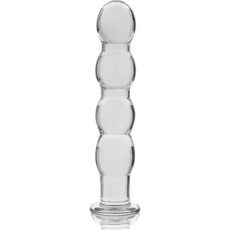 NEBULA SERIES BY IBIZA - MODELO 10 DILDO CRISTAL BOROSILICATO 16.5 X 3.5 CM TRANSPARENTE