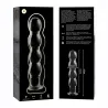 NEBULA SERIES BY IBIZA - MODELO 10 DILDO CRISTAL BOROSILICATO 16.5 X 3.5 CM TRANSPARENTE