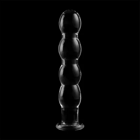 NEBULA SERIES BY IBIZA - MODELO 10 DILDO CRISTAL BOROSILICATO 16.5 X 3.5 CM TRANSPARENTE