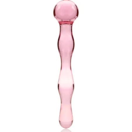 NEBULA SERIES BY IBIZA - MODELO 13 DILDO CRISTAL BOROSILICATO 18 X 3.5 CM TRANSPARENTE