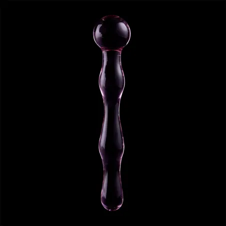 NEBULA SERIES BY IBIZA - MODELO 13 DILDO CRISTAL BOROSILICATO 18 X 3.5 CM TRANSPARENTE